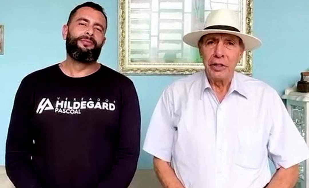 Em vídeo, Hildebrando Pascoal pede votos para o filho Hildegard: “Continuidade ao meu legado”