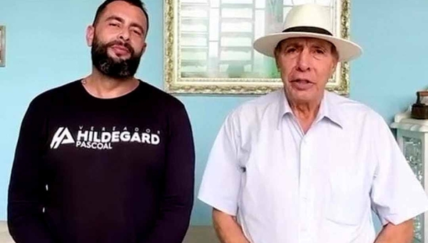 Em vídeo, Hildebrando Pascoal pede votos para o filho Hildegard: “Continuidade ao meu legado”