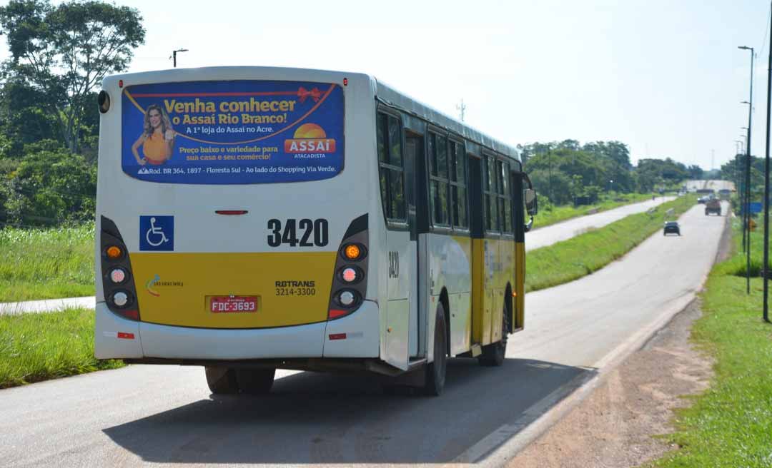 Transporte coletivo será gratuito em Rio Branco até as 15h deste domingo