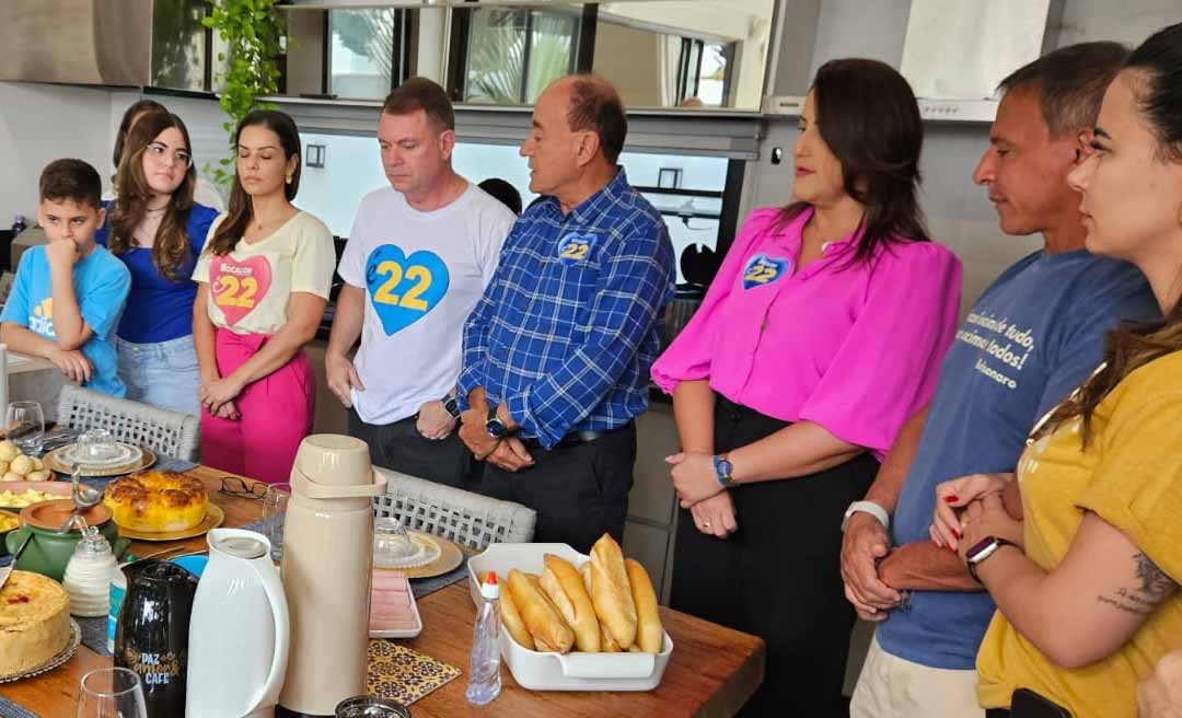 Cúpula bolsonarista realiza concentração na casa de vice de Bocalom