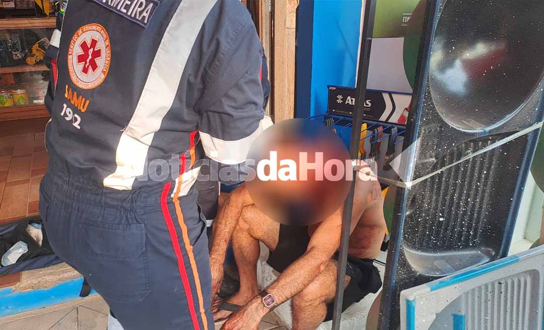 Homem é vítima de tentativa de homicídio com terçado durante bebedeira entre amigos em Rio Branco