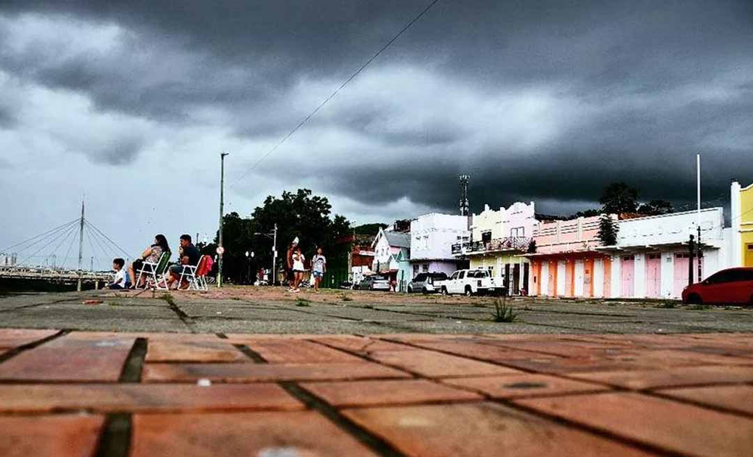 Alerta amarelo: Acre pode registrar chuva forte e ventos de até 60 km/h nesta sexta-feira