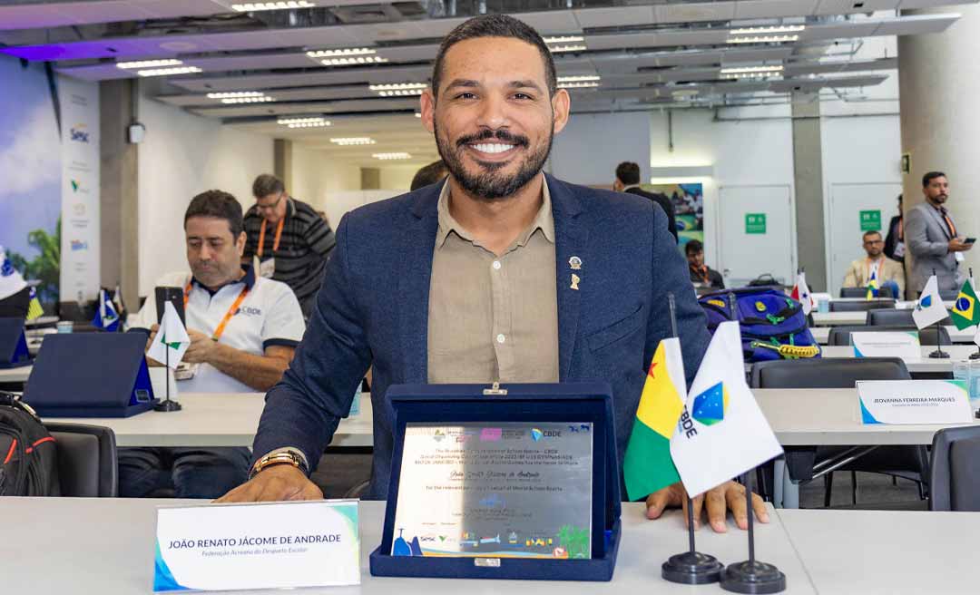 Presidente da FADE será delegado do Brasil durante a Gymnasiade, no Bahrein