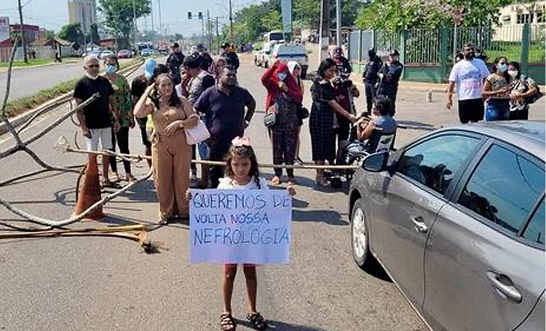 Mudanças no setor de nefrologia da Fundhacre geram protestos; secretário de Saúde do Acre defende decisão