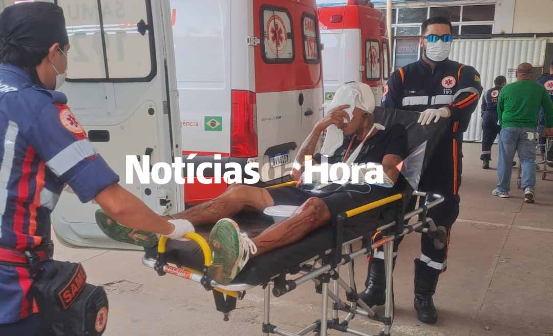 Homem em situação de rua é brutalmente agredido por facção criminosa no centro de Rio Branco