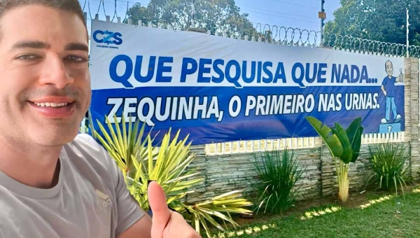 Faixa na casa de Chefe da Casa Civil de Gladson provoca família Sales após vitória de Zequinha