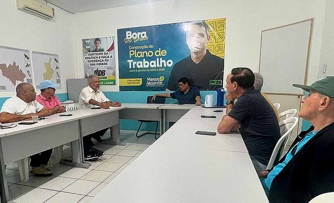 Petecão tem reunião com cabeças brancas do MDB e avisa: “Sou candidato à reeleição. Pode vir Jorge, Gladson, Bocalom, Bittar”