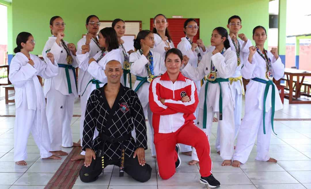 Alunos do Colégio Militar Dom Pedro II conquistam medalhas no Rondônia Open de Taekwondo