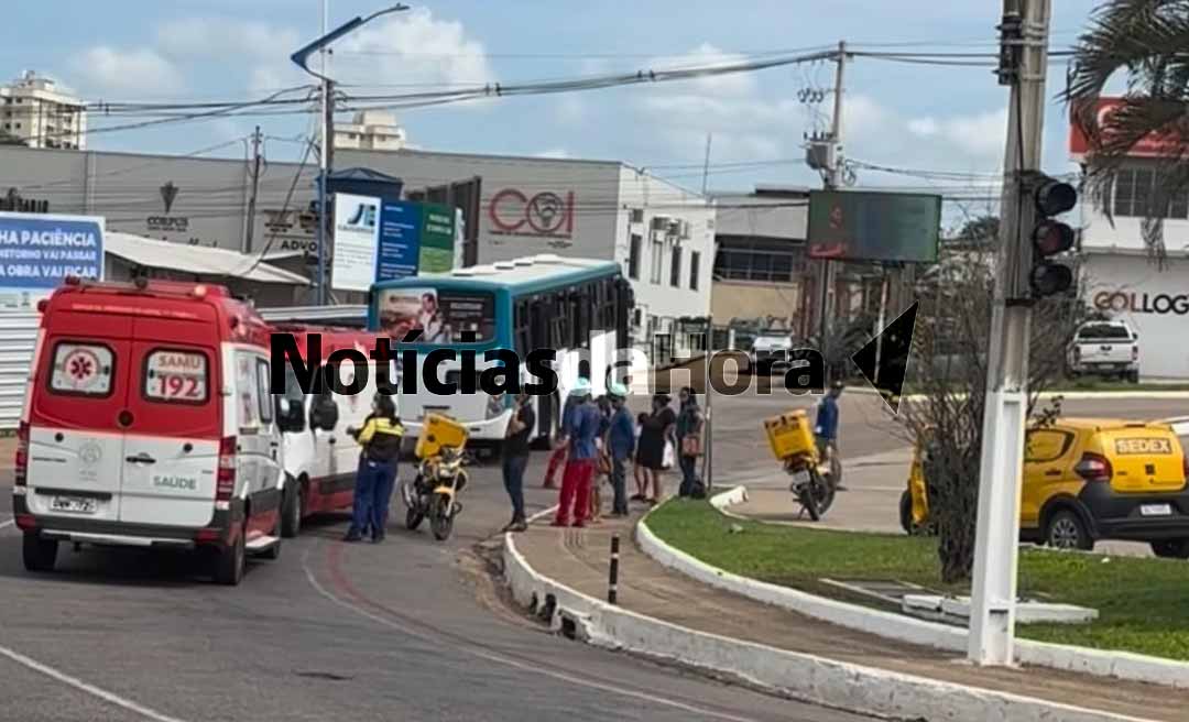 Servidora dos Correios fica em estado grave após acidente de trânsito na Avenida Ceará