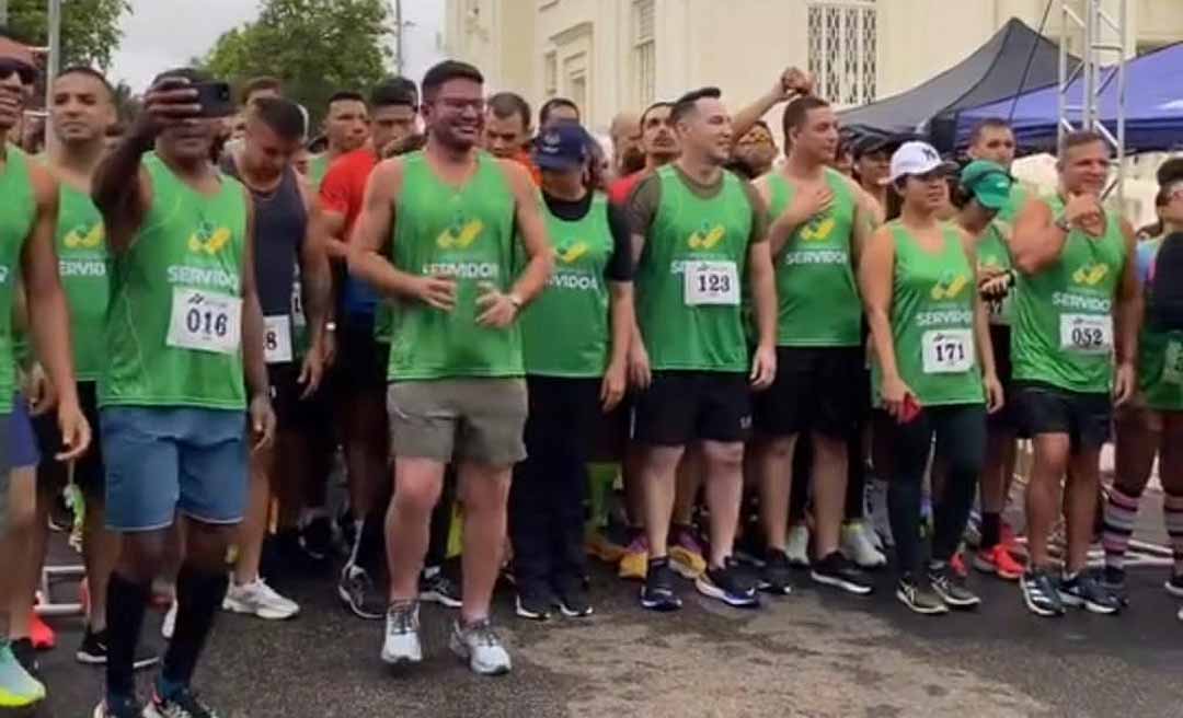 Corrida do Servidor tem a presença de Gladson e secretários