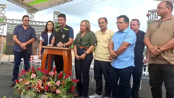 “Quiseram fazer maldades”, diz Gladson Cameli ao se referir às obras da AC-405 em Cruzeiro do Sul