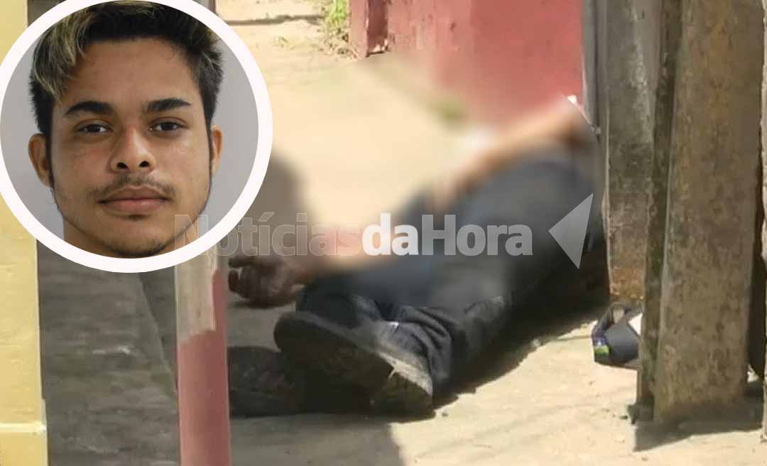 Homem com mandado de prisão em aberto é morto a tiros em frente à Fundação Hospitalar do Acre