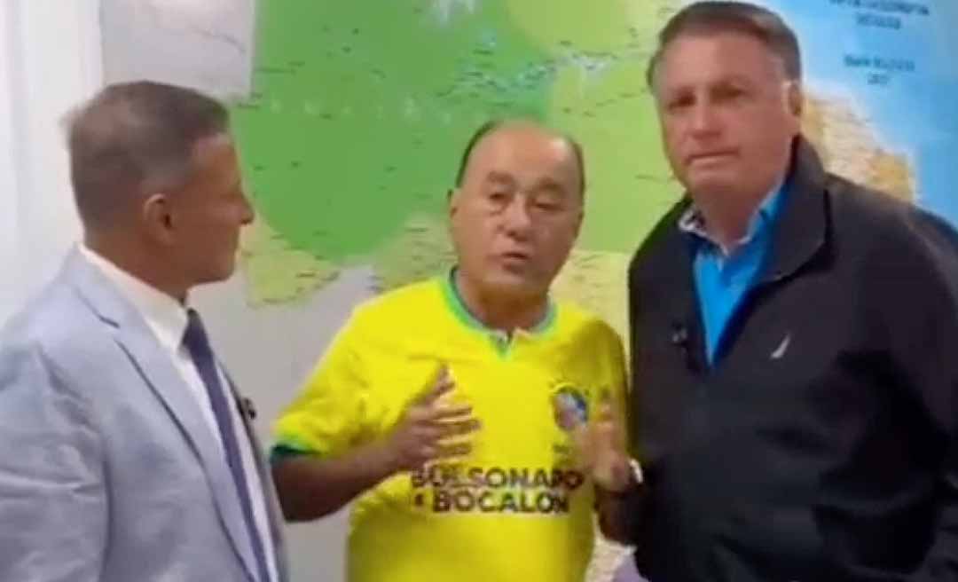 Bocalom se reúne com Bolsonaro, é perguntado sobre casamento e manda abraço para sua noiva