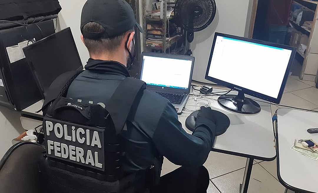 PF faz operação em Brasiléia contra acusado de abuso sexual que arquivava imagens de crianças e adolescentes