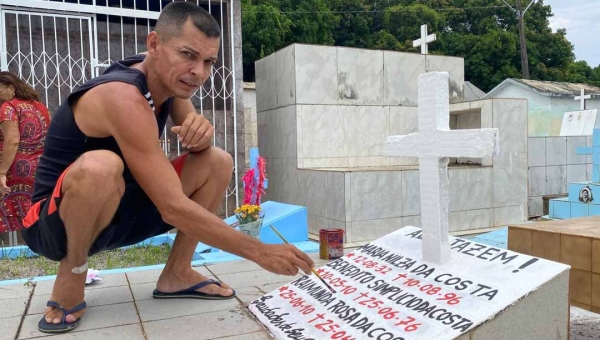 Estudante de Direito diz faturar R$ 2 mil com pintura de túmulos no Dia de Finados em Rio Branco