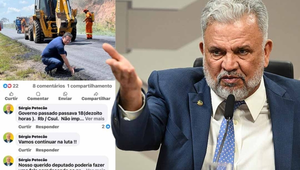 Petecão parabeniza Lula por avanços nas obras da BR-364 entre Rio Branco e Cruzeiro do Sul: "Não importa o partido, importa que o benefício chegou”