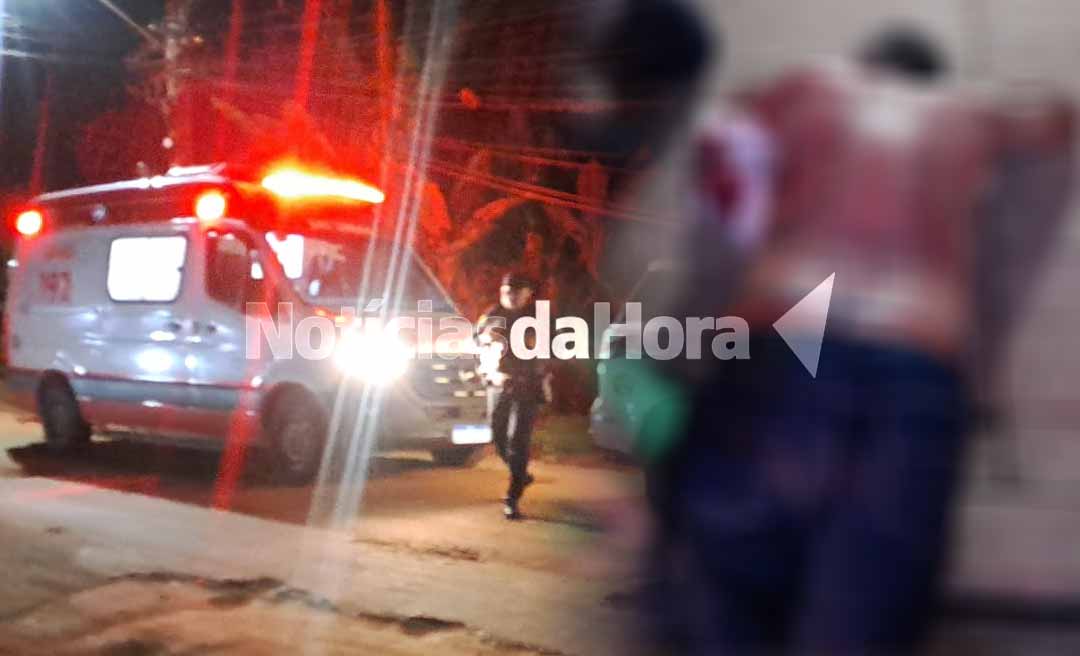 Comerciante é vítima de agressão com terçado após fechar bar às margens do Rio Acre