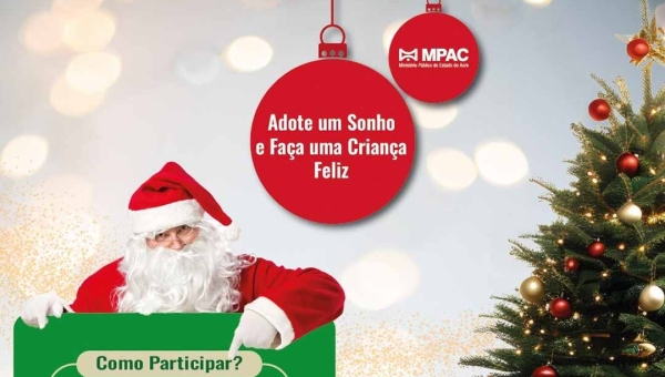 MPAC lança campanha natalina “Adote um sonho e faça uma criança feliz”