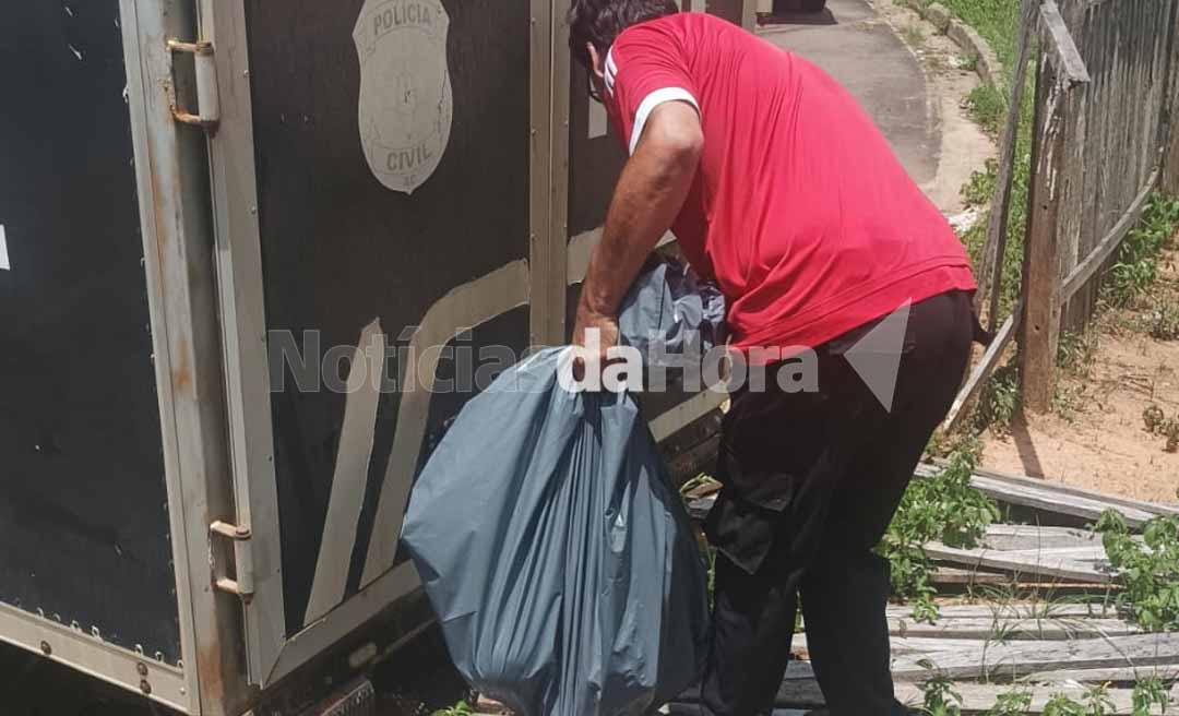 Restos mortais são encontrados dentro de mala queimada na Cidade do Povo, em Rio Branco