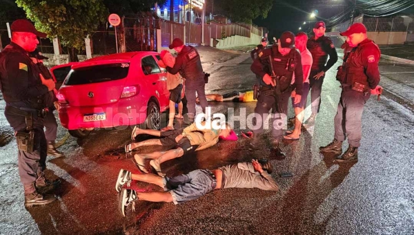 Policial Militar de folga evita assalto e prende quadrilha no Centro da cidade de Rio Branco