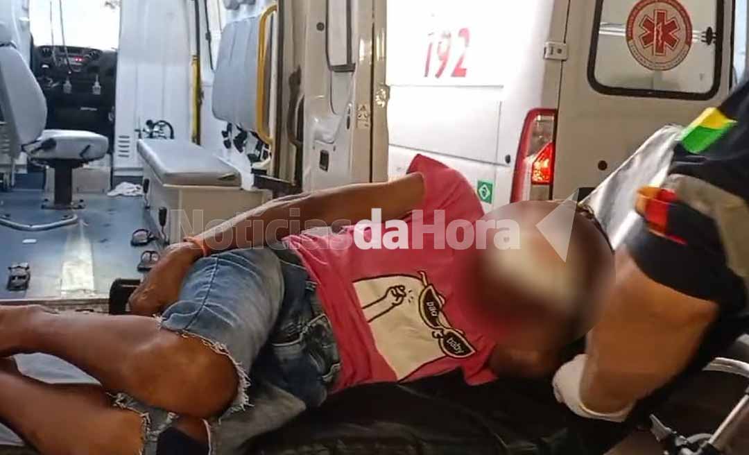 Idosa sofre traumatismo grave após atropelamento na Baixada do Sobral; vítima teve afundamento de crânio