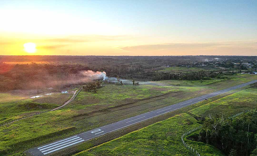 Governo do Acre entrega revitalização do aeródromo de Manoel Urbano nesta quinta-feira