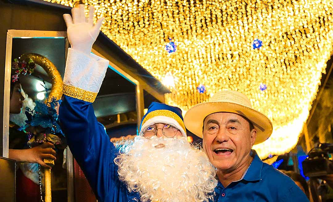 Bocalom promete Papai Noel azul e neve no Natal de Rio Branco