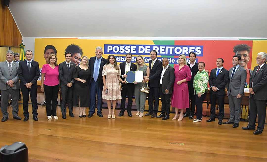 Professor Fábio Storch é empossado como novo reitor do Instituto Federal do Acre