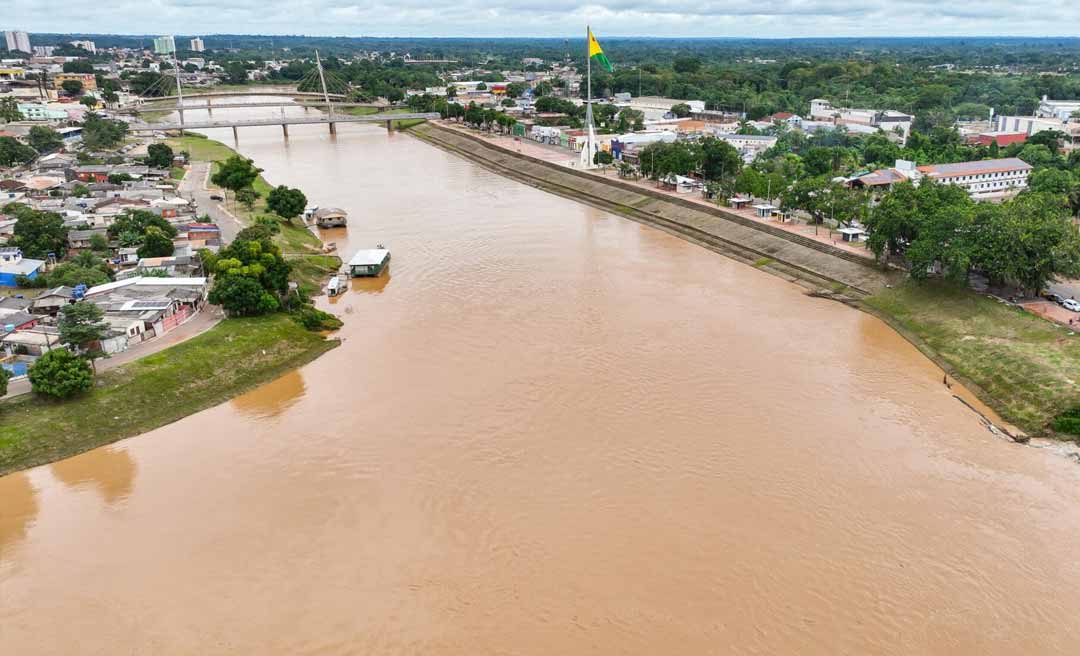 Rios do Acre apresentam processo de vazante e Defesa Civil do Estado monitora níveis hídricos