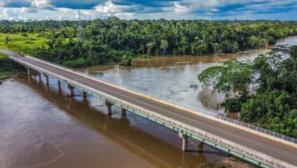 DNIT alerta para interdição total da ponte sobre o Rio Caeté, na BR-364/AC, a partir desta sexta-feira (24)