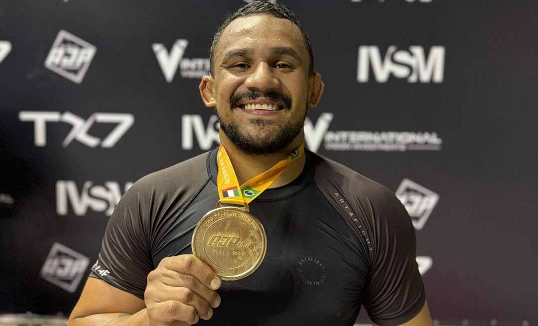 Paratleta acreano Wendell Barbosa conquista medalha de ouro no Fortaleza International Pro Jiu-Jitsu