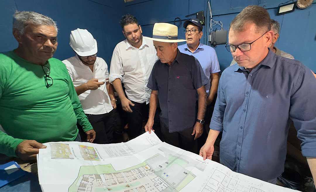 Bocalom realiza visita técnica à obra de nova creche na Capital: “O objetivo é alcançar, pelo menos, 90% das crianças de Rio Branco”