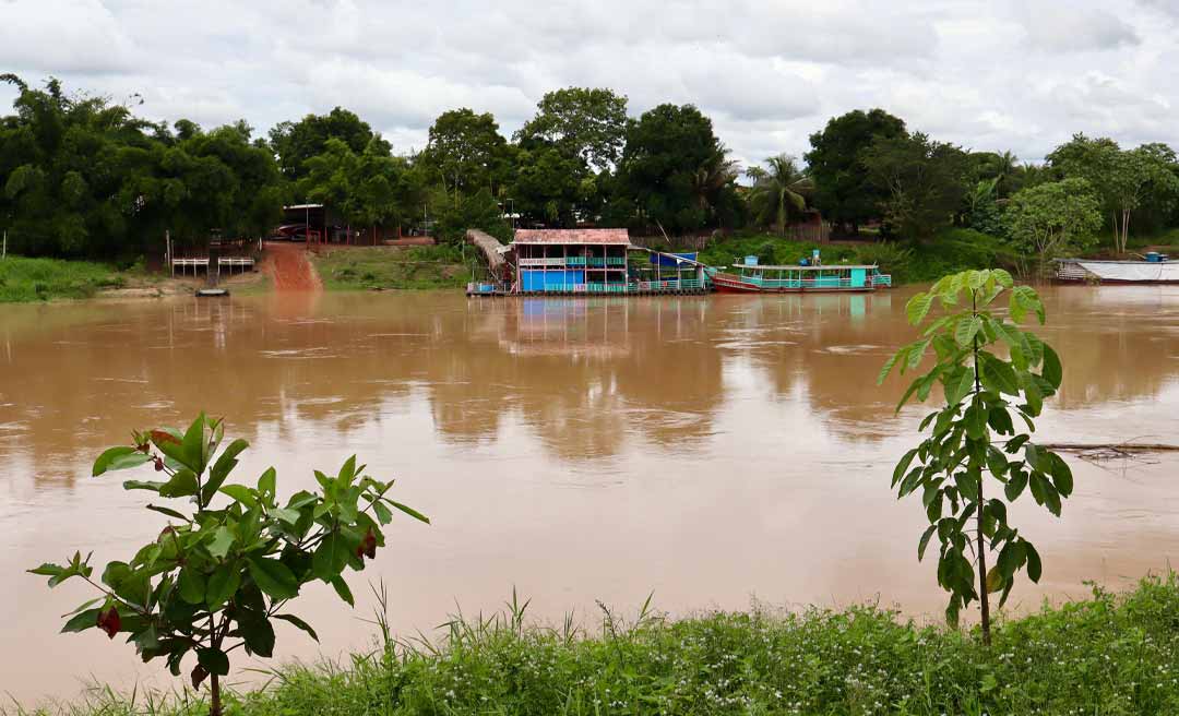 Nível do Rio Acre pode alcançar 11 metros na Capital nesta quarta-feira; manancial se aproxima da cota de alerta