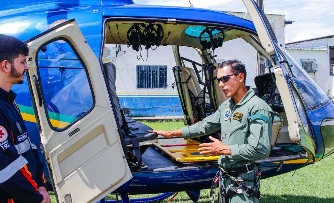 Estado disponibiliza helicóptero Harpia 3 para prestar serviços de forma definitiva no Juruá