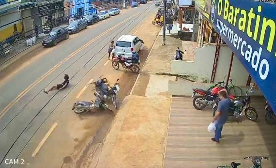 Mulher é atropelada em Brasiléia; condutor foge sem prestar socorro a vítima que desmaiou após ser atingida