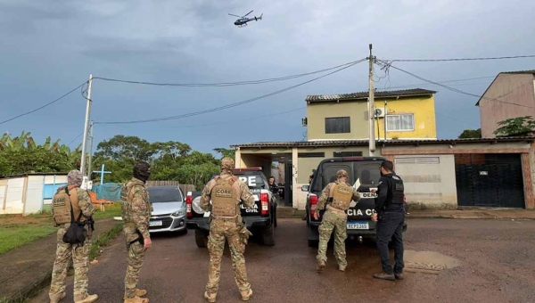 Operação Renocrim realiza prisões em flagrante, bloqueios de bens e apreensões de drogas no Acre
