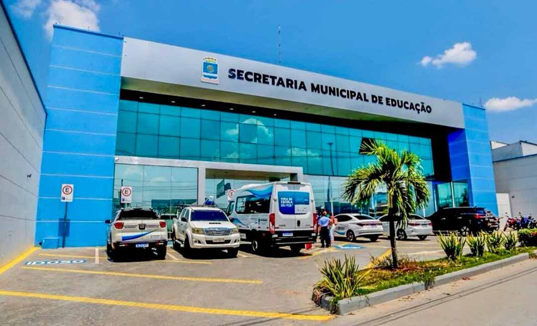 Com salário de até R$ 5,5 mil, Prefeitura de Rio Branco abre processo seletivo para cadastro de reserva de professores e servidores da Educação