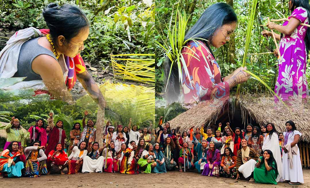 Mulheres Huni Kuin tecem um futuro com arte, regeneração e  Sabedoria ancestral