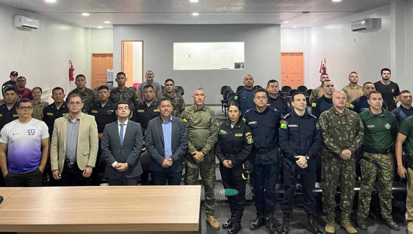 Prefeito Jerry Correia participa da abertura do Curso Operacional Integrado de Segurança Pública em Assis Brasil