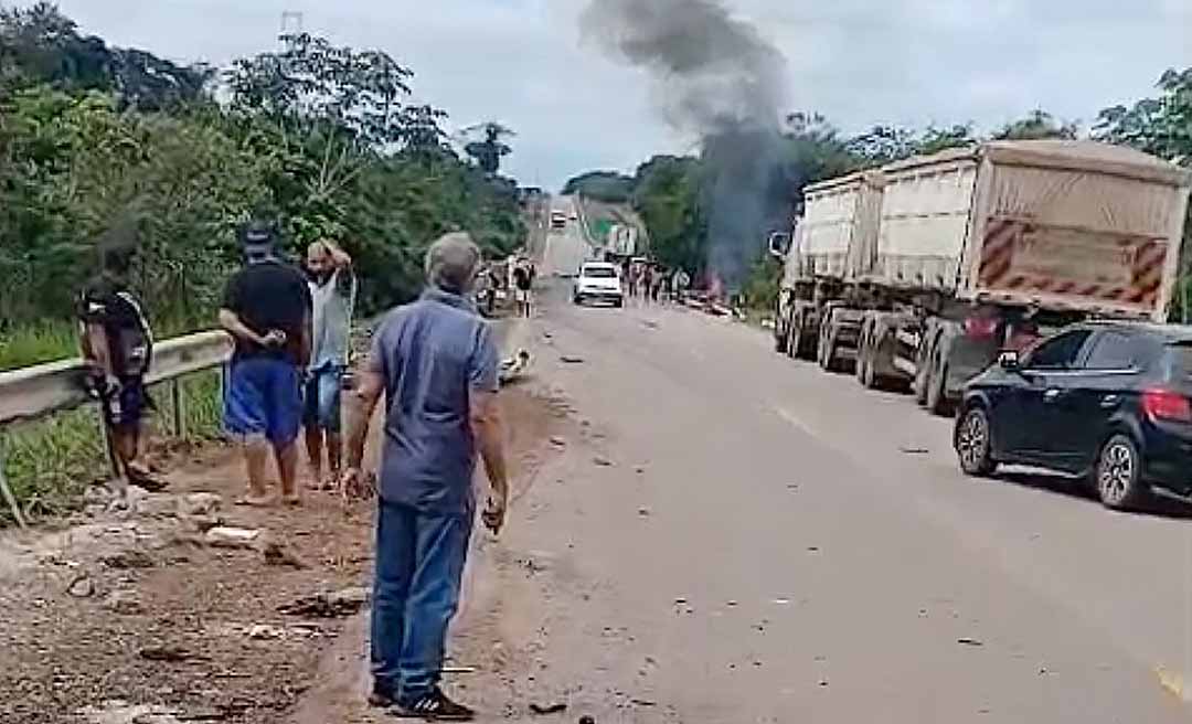 Acidente com vítima fatal é registrado na BR-364, próximo a Acrelândia; PRF está no local