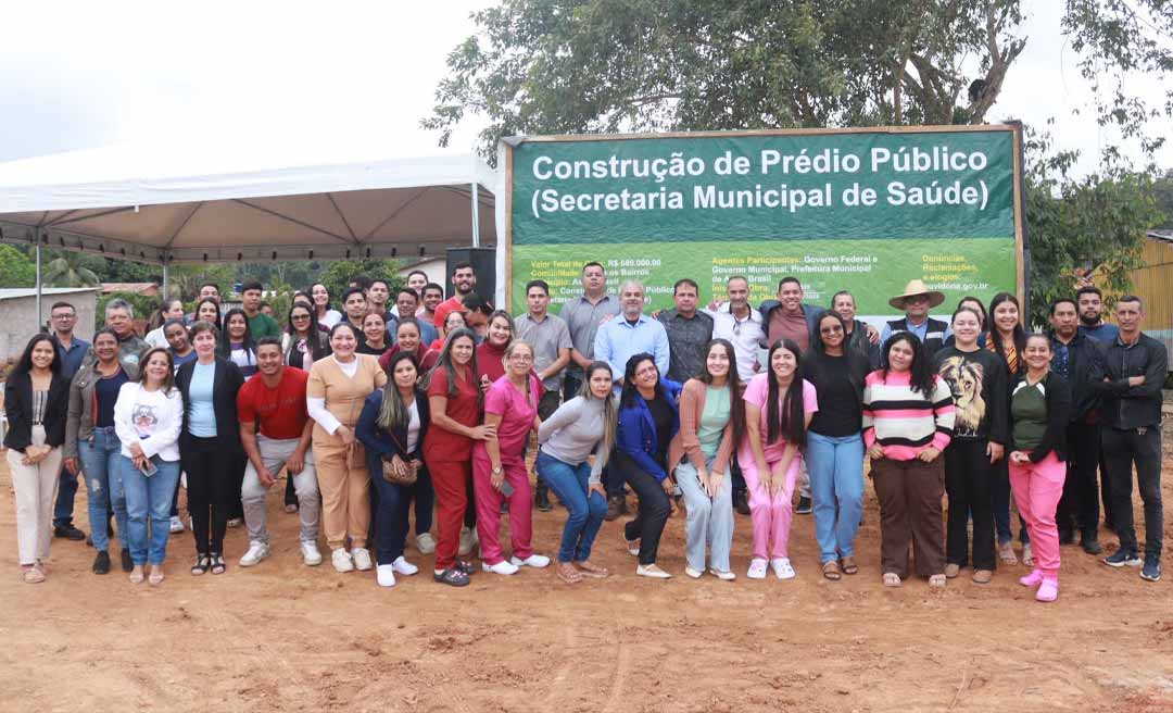 Prefeitura de Assis Brasil lança obra de construção da nova sede da Secretaria Municipal de Saúde