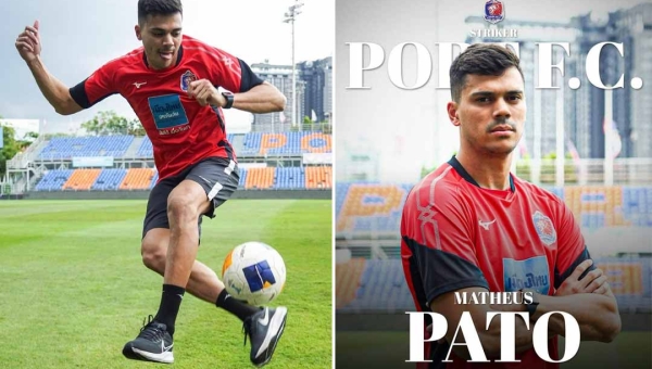 Jogador acreano é o novo reforço do Port FC, da Tailândia: “Matheus Pato, o caçador de gols", anunciou o time asiático