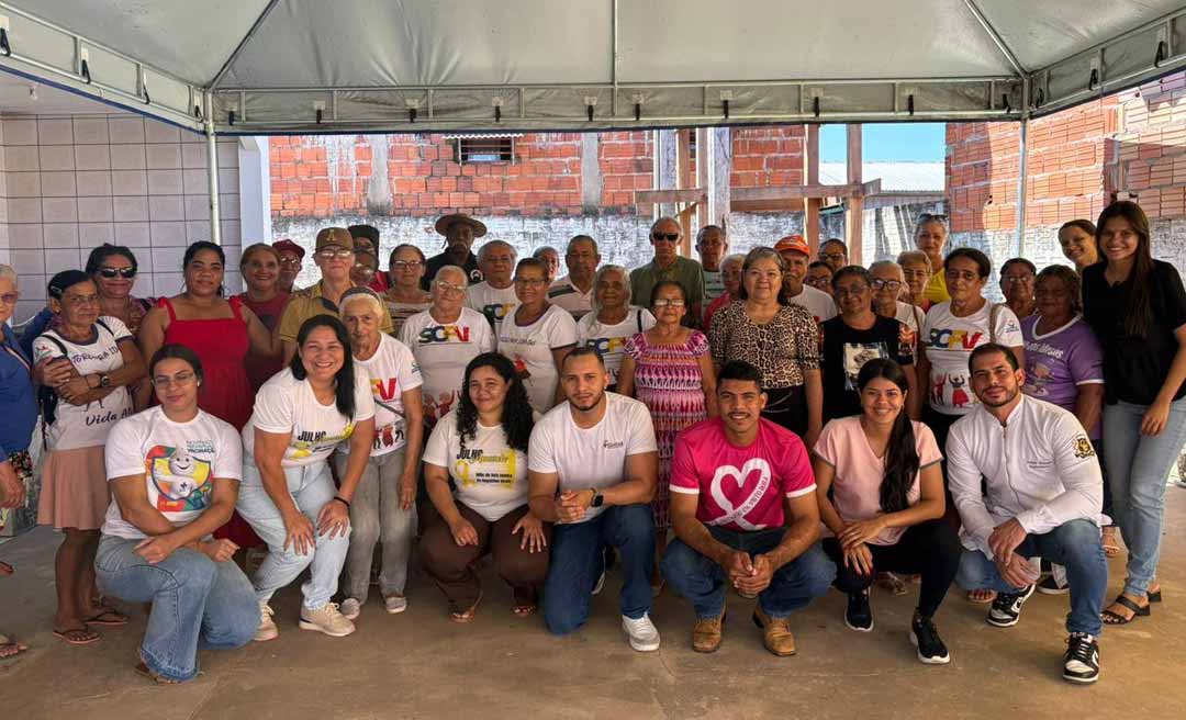 Prefeitura de Assis Brasil realiza ação de saúde voltada para os idosos em alusão ao Julho Amarelo