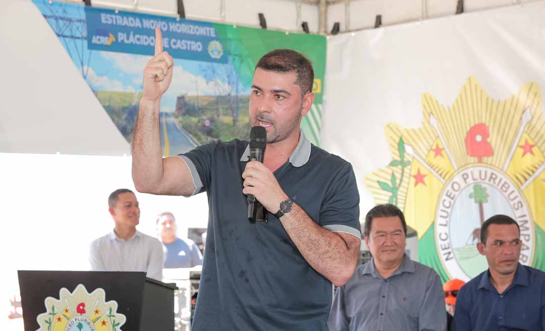 Nicolau Júnior participa da entrega das obras no Ramal Novo Horizonte e destaca parceira entre os poderes