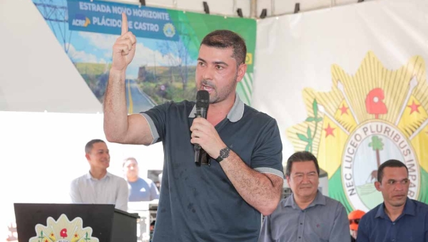 Nicolau Júnior participa da entrega das obras no Ramal Novo Horizonte e destaca parceira entre os poderes