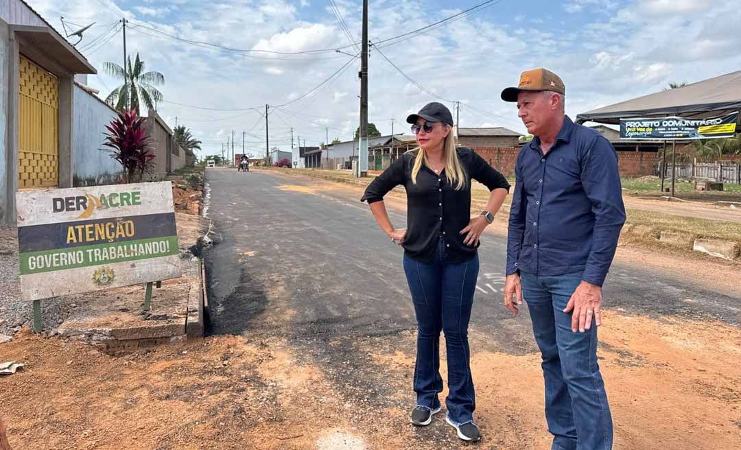 Departamento de Estradas de Rodagem inicia obras de pavimentação em ruas de Acrelândia