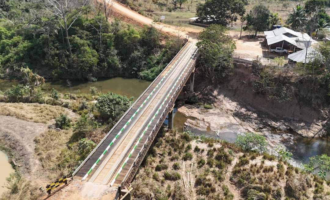 Administração estadual entrega mais de 25 pontes em ramais de 9 municípios do Acre