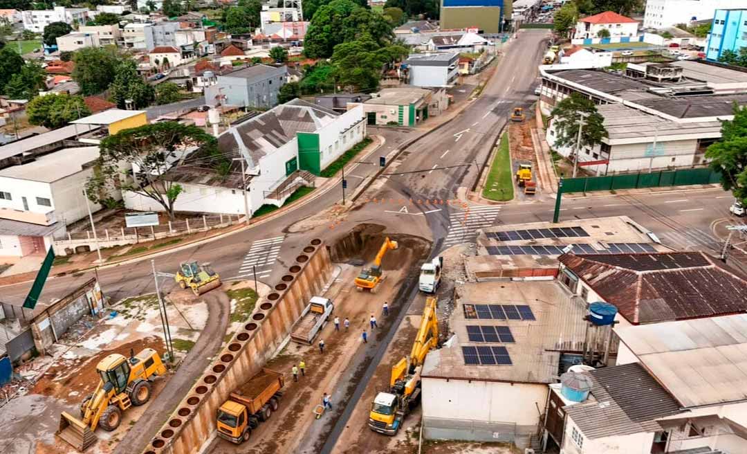 Trecho da avenida Ceará, no Centro, será totalmente interditado para escavações de obras do viaduto