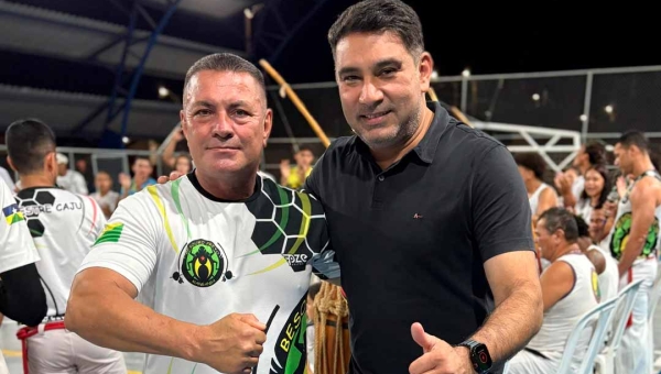 Vereador Samir Bestene participa da abertura de núcleo de capoeira no bairro Jequitibá; projeto é fruto de emenda parlamentar do progressista