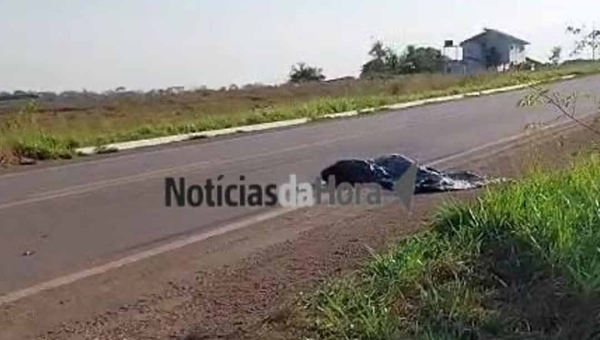 Homem é encontrado morto na BR-364, próximo ao posto de fiscalização Tucandeira; suspeita é de atropelamento